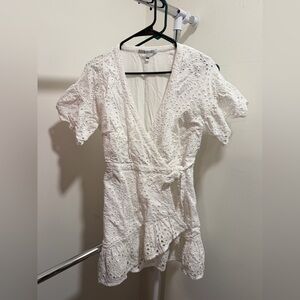 10 Crosby Derek Lam Cream Dress